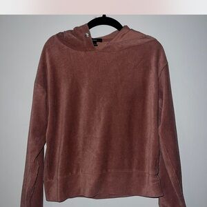 Small Mauve Hoodie Sweater forever21